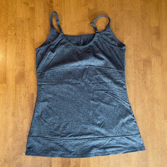 Size 2XL Maidenform Sweet Nothings gray firm control tummy toning tank - Picture 2 of 7
